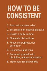 How To Stay Consistent